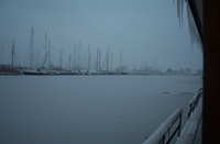 Winterwonderland in de namiddag, Zijkanaal D, Nauerna