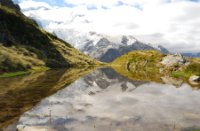 Sealy Tarns, Aoraki/Mt Cook National Park, Nieuw Zeeland, Nieuw Zeeland