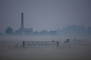 Stoomgemaal in polder Arkemheen