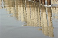 Reflectie, Strand tussen Domburg en Oostkapelle