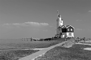 Vuurtoren in Marken