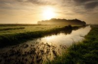 Indrukwekkende effecten met reflecties in de Polder Berkenwoude