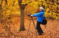 Rifat Uzun in Amerongse Bos - herfst set LEE filters, Amerongse Bos