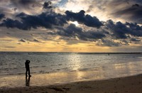 Wolken over Slufterstrand