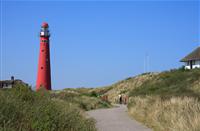 Bekende vuurtoren van Schiermonnikoog