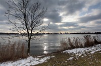 Zonsondergang Kralingen park