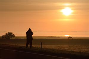 Ochtendzon op het Lauwersmeer - unal