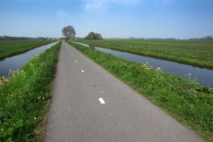 Fietspad langs Stolwijkse Boezem