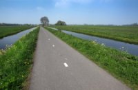 Fietspad langs Stolwijkse Boezem