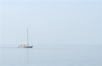 Zeilboot te Markermeer , Markermeer