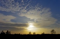 zonsondergang, Strabrechtseheide, Strabrechtseheide