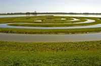 Eb en Vloed meter in Biesbosch, Nationaal Park De Biesbosch