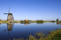 Pittoreske molens aan de Kinderdijk