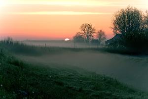 De zon komt op