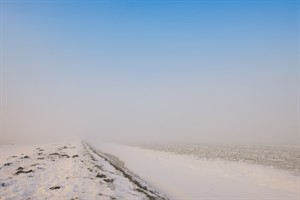 wandelpad zonder eind zicht