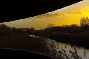 Landschapfoto vanuit kijkhut