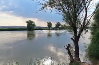 Landschap, kızılırmak ( Turkije kırşehir ), Landschap