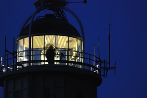 Opname met hoogvermogen vuurtoren licht:) foto genomen met 400mm lens