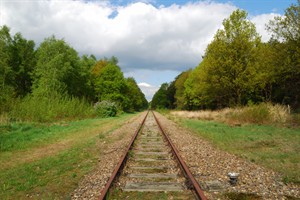 Spoorlijn te NP Meinweg